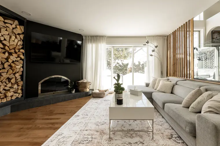 Projet Andréanne — salon et foyer signature